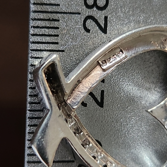 ROSS-SIMONS Sterling Silver 925 Heart DESIGNER SIGNED Pendant Singapore Chain 💎 - Picture 12 of 16